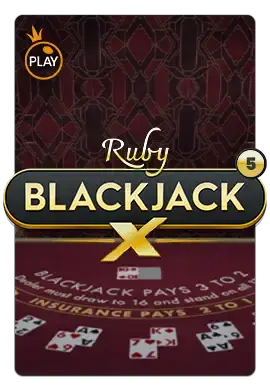 BLACKJACK X 5   RUBY